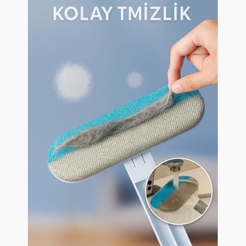 Alternative view of Kedi Köpek Tüy Temizleme 4'ü 1 Arada Sihirli Fırça Seti Çok Yüzeyli Temizlik Aparatı Cam Koltuk Halı Temizleyici Evcil Hayvan Tüy Toplama Fırçası