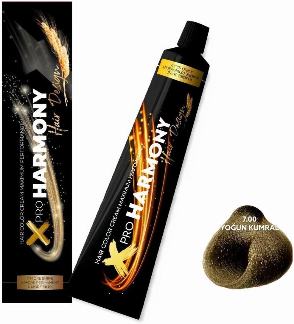Alternative view of X Pro Harmony 7.00 Yoğun Kumral Saç Boyası 60 G Tüp