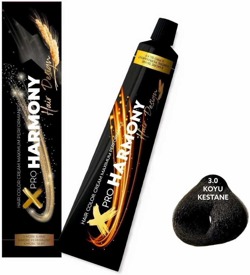 X Pro Harmony 3.00 Koyu Kestane Saç Boyası 60 G Tüp