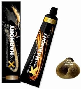 X Pro Harmony 8.00 Yoğun Açık Kumral Saç Boyası 60 G Tüp
