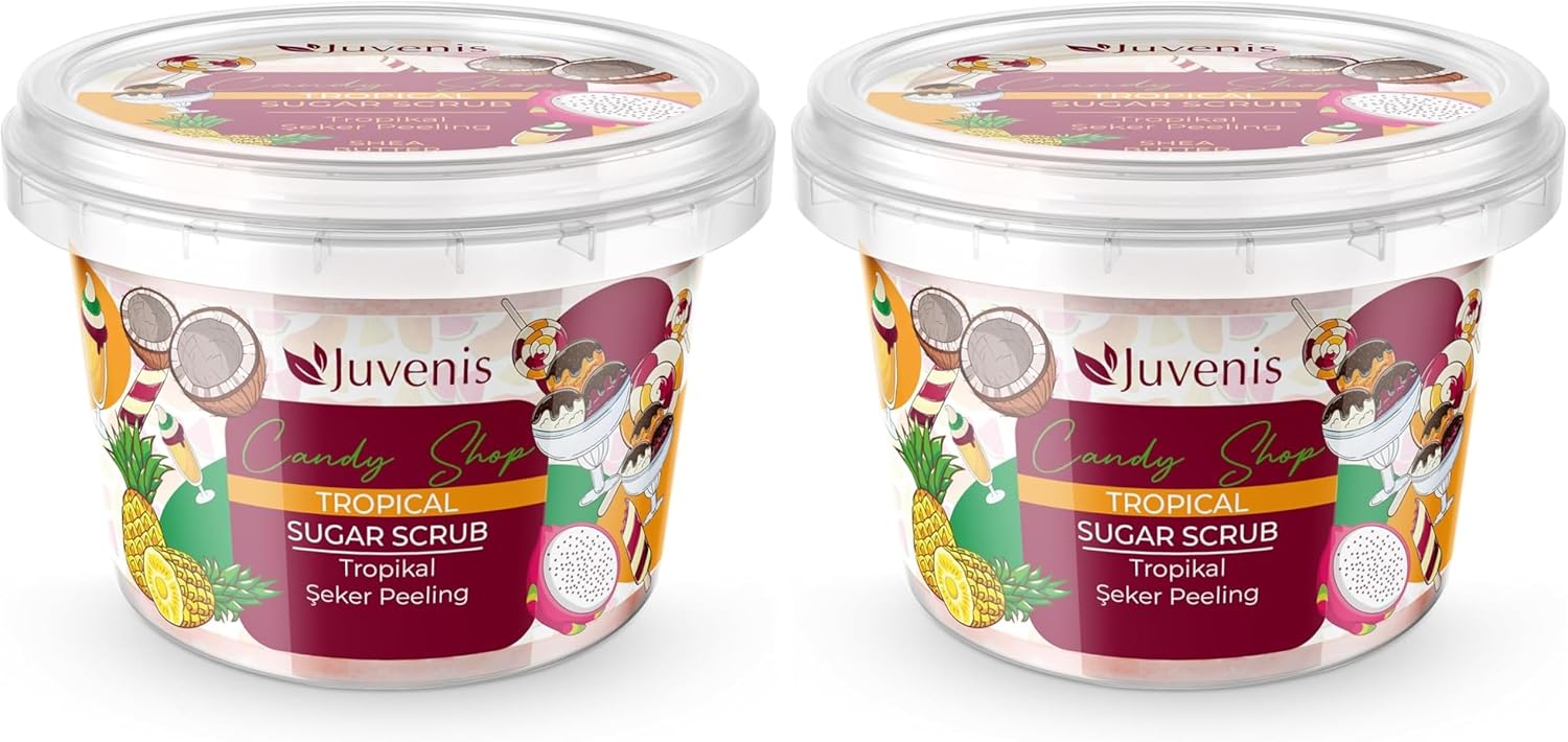 Juvenis Candy Şeker Peeling Meyveli 180 Gr. (2 paketi)