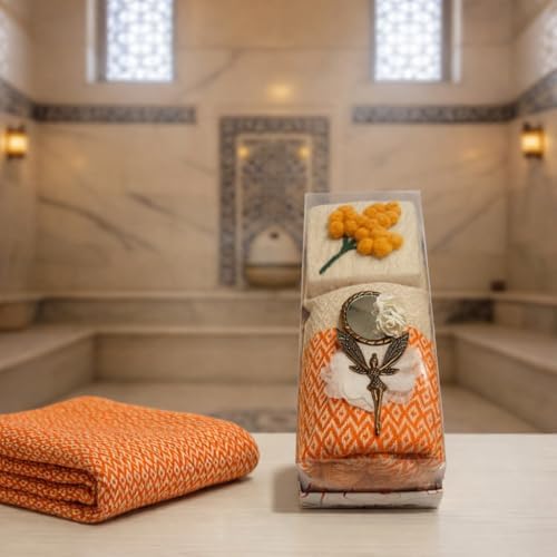 Alternative view of El yapımı Keçe Sabun – Tasarımlı Doğal Sabun | Dekoratif & Kese Özellikli | Romantik Hediyelik Felt Soap (turuncu)