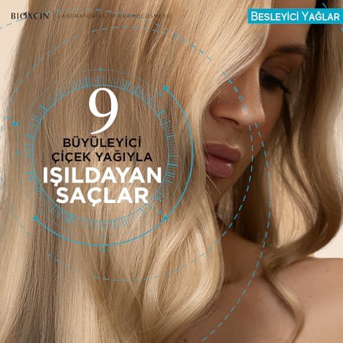 Besleyici Yağlar Saç Bakım Maskesi 225 ml – 9 Çiçek Yağı, Pantenol ve BioComplex B11 İçeren Yoğun Nemlendirici & Onarıcı Maske – Kuru ve Yıpranmış Saçlar İçin Besleyici Bakım