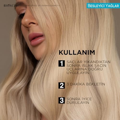 Alternative view of Besleyici Yağlar Saç Bakım Maskesi 225 ml – 9 Çiçek Yağı, Pantenol ve BioComplex B11 İçeren Yoğun Nemlendirici & Onarıcı Maske – Kuru ve Yıpranmış Saçlar İçin Besleyici Bakım