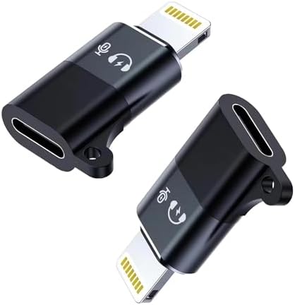 CL2 Lightning ≥ USB C Şarj Ve Data Aktarım Destekli Kulaklık Adaptörü Dönüştürücü, 2 Adet Aux Ses Adaptörü Konektörü Dongle/Lightning Erkek – Usb C Dişi