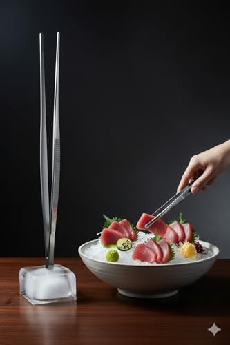 Paslanmaz Çelik Şef Cımbızı 30 Cm – Mutfak Maşası Kızartma Maşası 722401