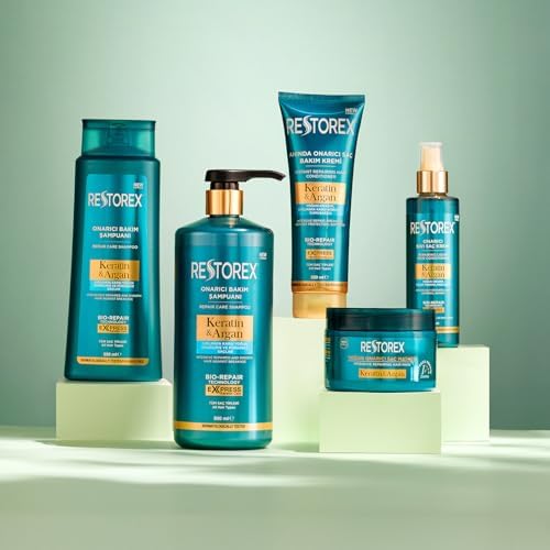 Alternative view of Restorex Keratin & Argan Onarıcı Saç Bakım Şampuanı 900 Mililitre, Yıpranmış ve Hasar Görmüş Saçlar (2 paketi)
