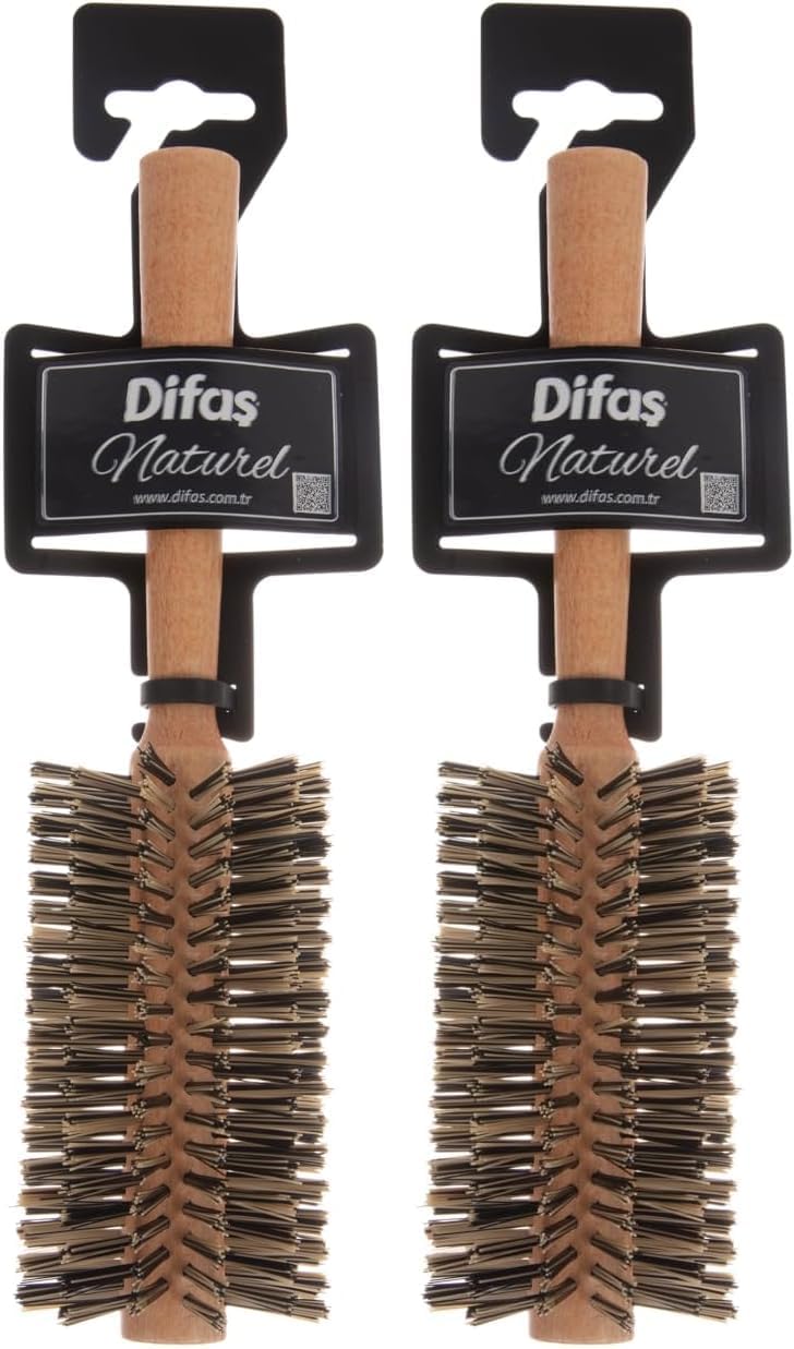 Difaş Naturel 3036 Fön Fırçası Askili (2 paketi)