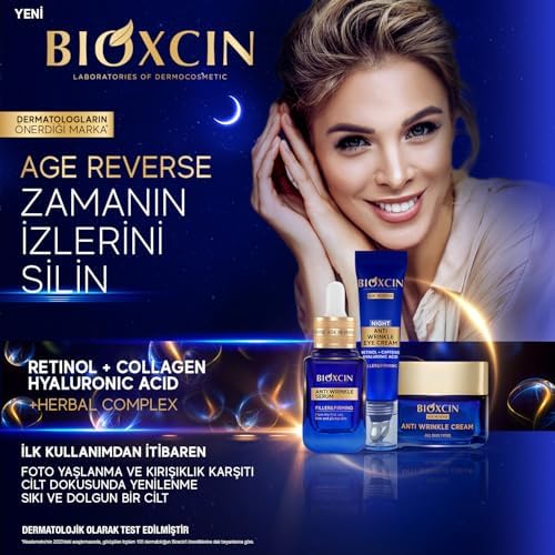 Age Reverse Kırışıklık Karşıtı Gece Kremi 50 ml – Retinol, Kolajen, Hyaluronik Asit ve Bitkisel Kompleks İçerikli – Sıkılaştırıcı ve Dolgunlaştırıcı Etki (2 paketi)