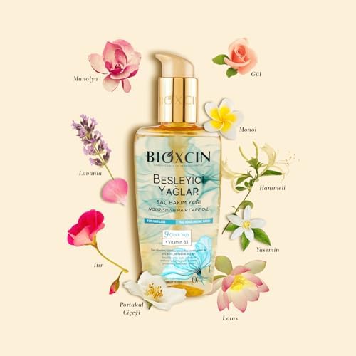 Besleyici Saç Bakım Yağı 150 ml – 9 Çiçek Yağı, B5 Vitamini ve BioComplex B11 ile Kuru ve Yıpranmış Saçlar İçin Yoğun Bakım (2 paketi)