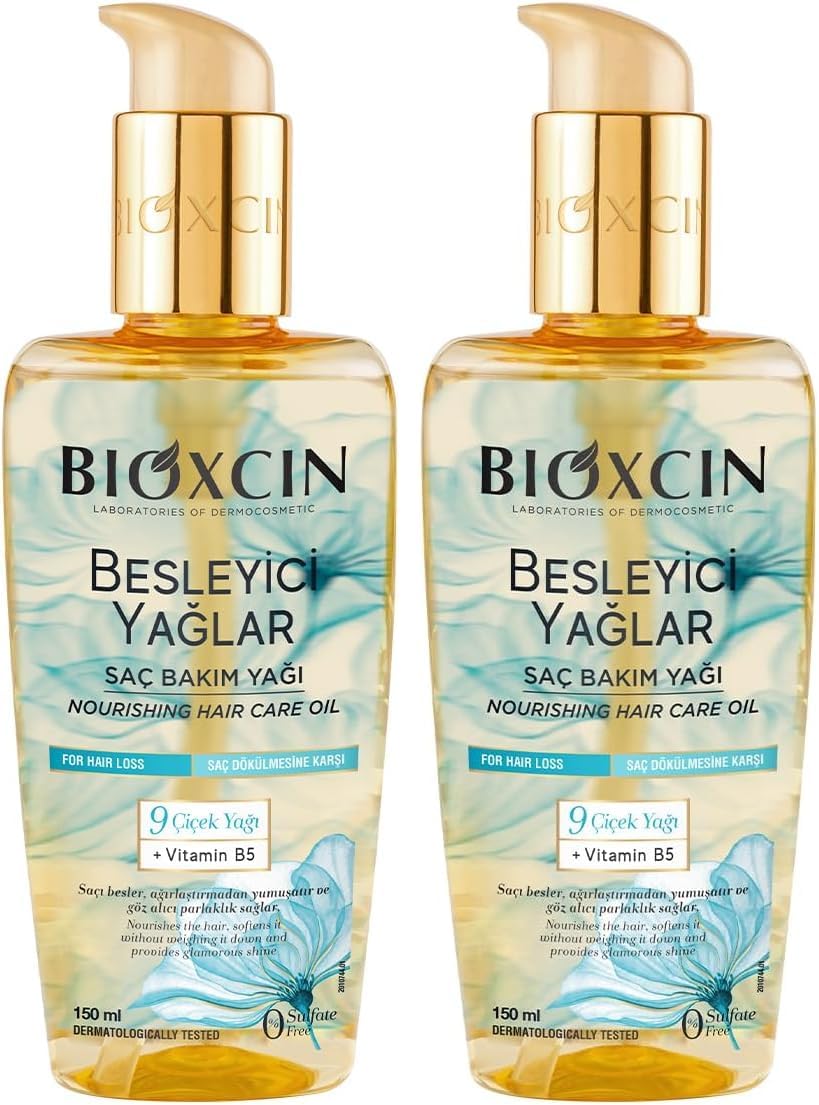 Alternative view of Besleyici Saç Bakım Yağı 150 ml – 9 Çiçek Yağı, B5 Vitamini ve BioComplex B11 ile Kuru ve Yıpranmış Saçlar İçin Yoğun Bakım (2 paketi)