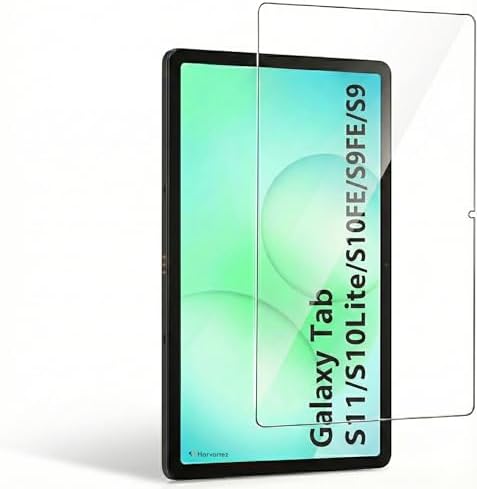 Galaxy Tab S11 / S10 Lite / S10 FE / S9 FE ve S9 (11" & 10.9") ile Uyumlu 9H Temperli Ekran Koruyucu - S-Pen Hassasiyeti, Darbeye/Çizilmeye Dayanıklı Koruyucu Cam