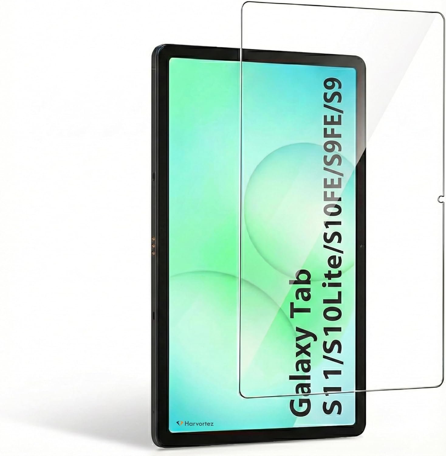 Alternative view of Galaxy Tab S11 / S10 Lite / S10 FE / S9 FE ve S9 (11" & 10.9") ile Uyumlu 9H Temperli Ekran Koruyucu - S-Pen Hassasiyeti, Darbeye/Çizilmeye Dayanıklı Koruyucu Cam