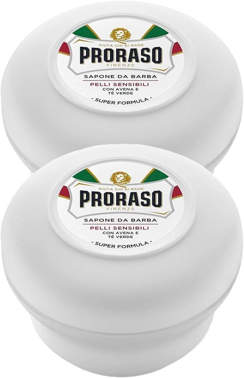 Proraso Beyaz Seri Yeşil Çay Yulaf Özlü Tıraş Sabunu 150 ml 2 Adet