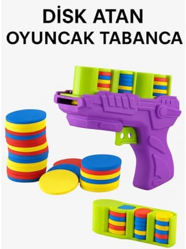 Kedi Oyun Tabancası (Eva Disk Tabancası)