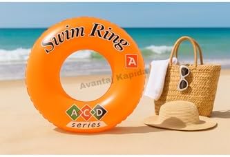 Çocuk Deniz Simidi ABCD Sarı Model – 3–7 Yaş / 25 kg’a Kadar
