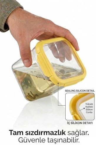 Alternative view of Smatware 4'Lü Set Loxo Sızdırmaz Saklama Kabı 1500 ML YEŞİL