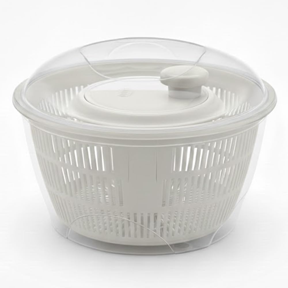 Alternative view of 5 Litre Boy Vega Salata Kurutucusu - Sebze Kurutucu - Meyve Kurutucu - Süzgeç - Salata Kurutma Aleti - PP+ (Beyaz)