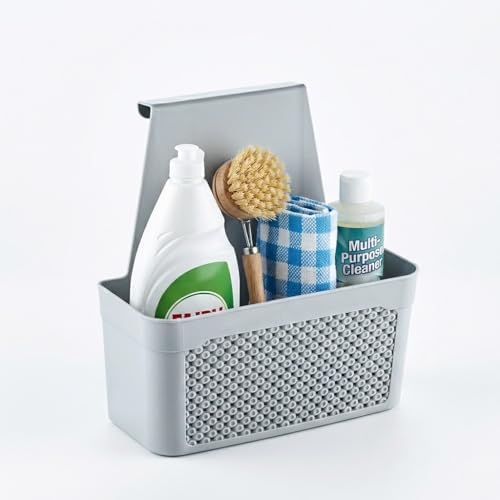 Alternative view of Dolap İçi Asılabilir Plastik Organizer Deterjan Sünger Düzenleyici Askı Mutfak Banyo Dolap İçi Düzenleyici Kapak Arkası Organizer Sepet (Asorti Renk)