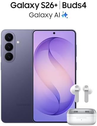 Galaxy S26Plus Gök Mavisi, 256GB Depolama, Yapay Zeka Telefonu, 12GB Bellek, Özelleştirilmiş AP, Assist, 50MP Kamera, 4900mAh Pil
