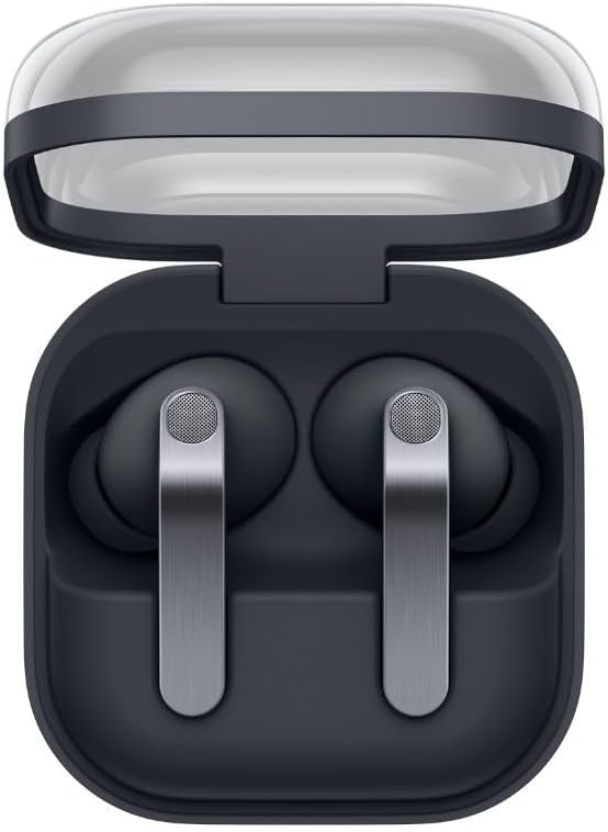 Galaxy Buds4 Pro Bluetooth Kulaklık, Siyah, Metal Gövde, 2 Yollu Hoparlör & Çift Amplifikatör, Geliştirilmiş ANC, Adaptif Gürültü Kontrolü