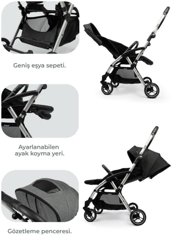 Alternative view of KZ MARCUS KANZ TRAVEL SİSTEM BEBEK ARABASI SİYAH