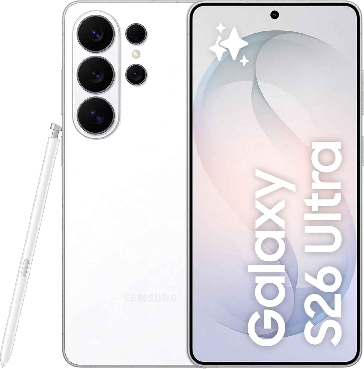 Alternative view of Galaxy S26 Ultra Beyaz, 512GB Depolama, Yapay Zeka Telefonu, 12GB Bellek, Özelleştirilmiş AP, Yerleşik Gizlilik Ekranı, Assist, 200MP Kamera, 5000mAh Pil