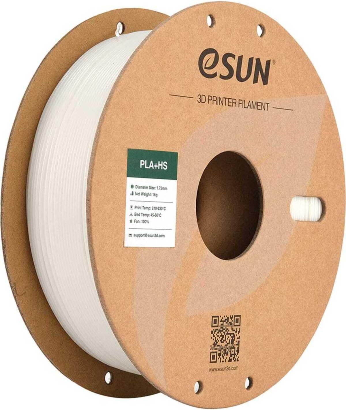 PLA+HS Beyaz Filament 1,75mm 1kg - bisiparisver, ESUN094