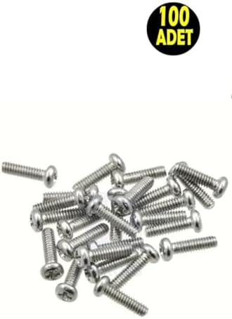 Usin M5 x 20mm Yıldız Silindir Başlı Dayanıklı Çiko Kaplama (YSB) Metrik Vida - Montaj Vidası (100)