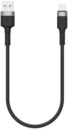 Alternative view of XCC8699 X-SharkMini USB-A to Lightning Hızlı Şarj ve Data Kablosu 30cm 3A 27W QC 3.0 PD Destekli 480 Mbps Veri Aktarım Örgü Hasır Alüminyum Uç Dayanıklı Kısa Şarj Kablosu | XCC8699