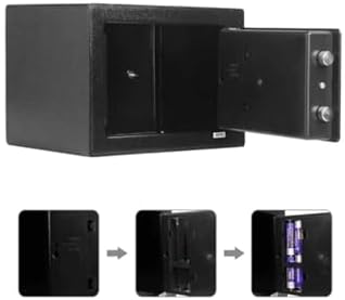 Pro Seri Elektronik Şifreli Para Çelik Ve Otel Kasası 3 mm Montaj Ekipmanları Hediyeli Paslanmaz