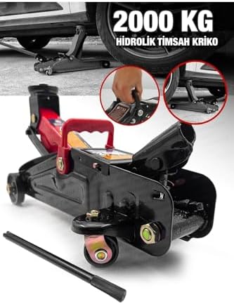 2 Ton Tekerlikli Arabalı Timsah Kriko.