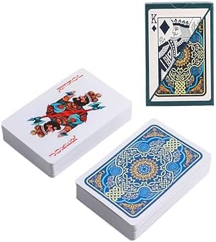 Mavi Pvc Plastik Su Geçirmez iskambil Poker Oyun Kağıdı rd60mv