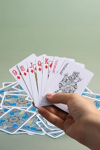 Alternative view of Mavi Pvc Plastik Su Geçirmez iskambil Poker Oyun Kağıdı rd60mv
