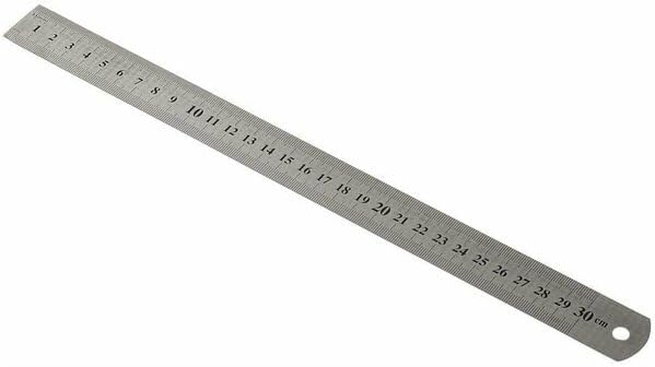 Etval Çelik Cetvel, 1000x40x1.0 mm, Metal Ölçüm Cetveli