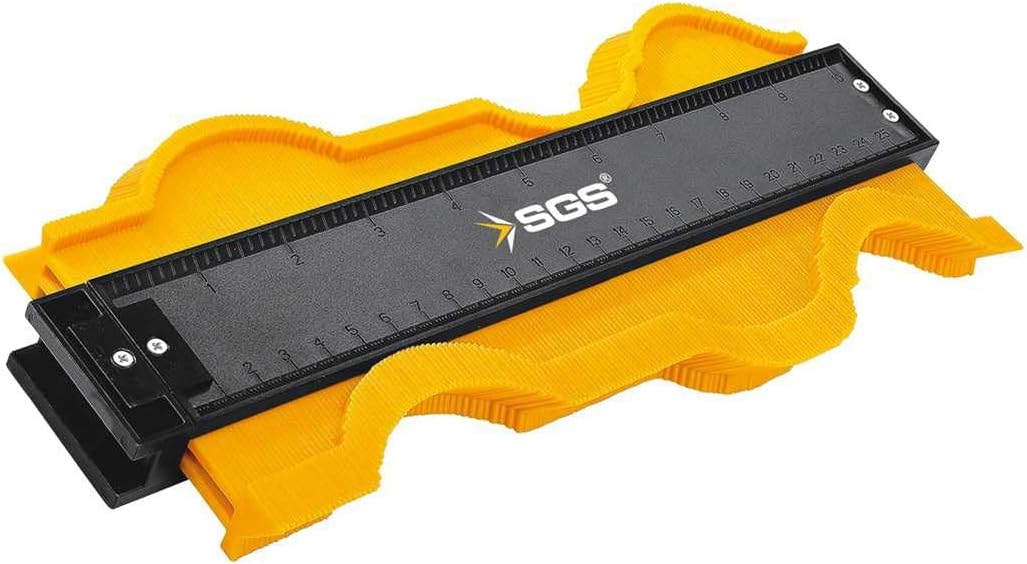 Alternative view of SGS Magix Şablon Cetveli, Profil Ölçüm Aracı, Sarı ve Siyah, Model SGS980