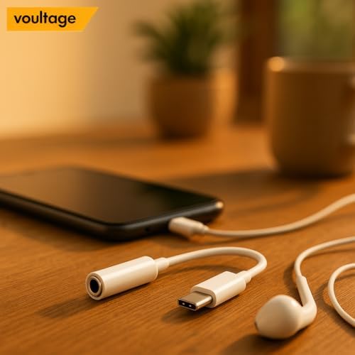 USB-C To 3.5mm Jak Kulaklık Adaptörü - Dijital Dönüştürücü - Tüm Cihazlarla Uyumlu - Siyah - Kompakt Tasarım - Yüksek Kaliteli Ses - Taşınabilir