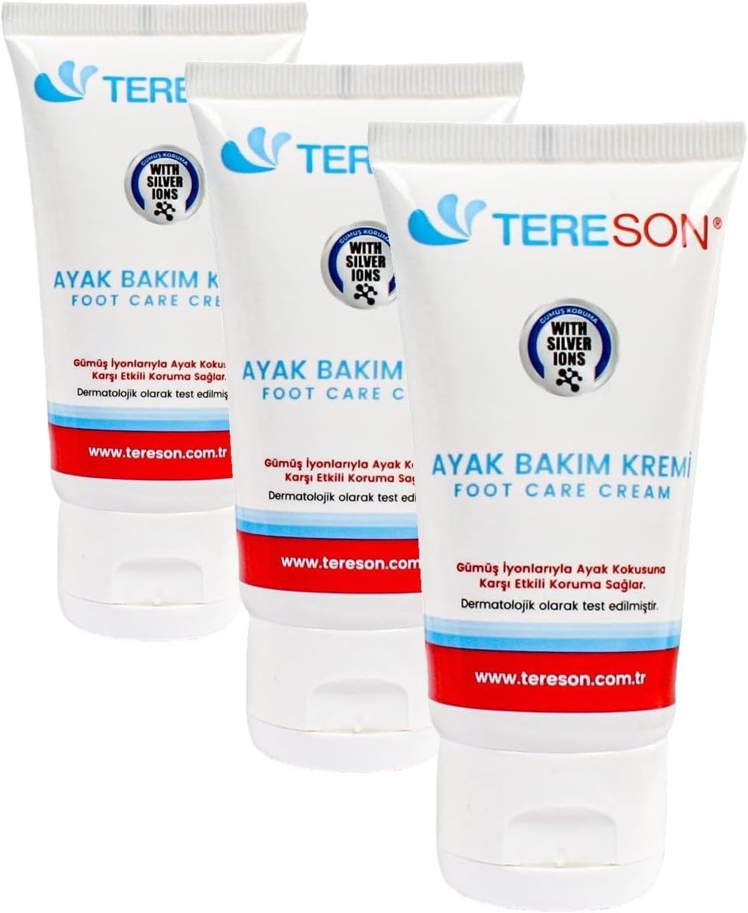 Alternative view of Tereson Koku Karşıtı Ayak Bakım Kremi 50 Ml (gümüş Iyon Korumalı) (3 paketi)