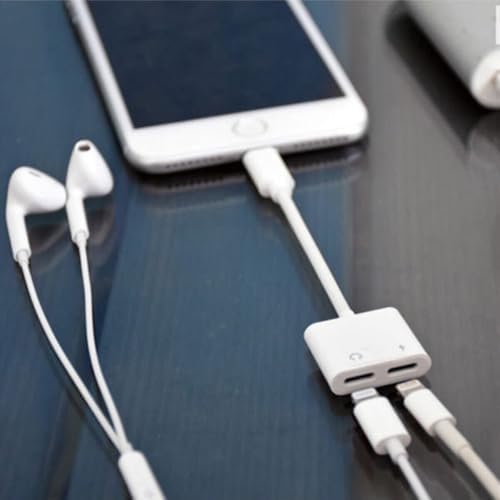 Alternative view of Lightning to Lightning Şarj ve Kulaklık Adaptörü Çift Girişli – Aynı Anda Şarj ve Müzik Dinleme – Arama Destekli Ses Dönüştürücü X 11 12 13 14 Uyumlu iOS 13 ve Üzeri Uyumlu | MH033