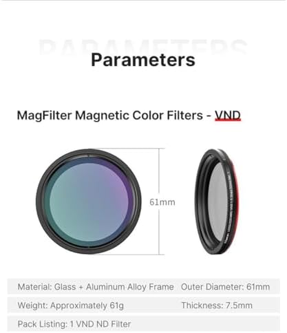 MagFilter 1-5 Stop Variable ND Filtre