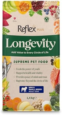 Alternative view of Reflex Plus Longevity Mini Ve Küçük Irk Yetişkin Köpek Maması 1400g