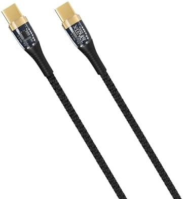 Alternative view of X- 5A 65W Ultra Hızlı Şeffaf Çipli Type-C To Type-C Kablo Hızlı Şarj/Data Kablosu