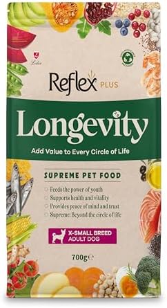 Alternative view of Reflex Plus Longevity Çok Küçük Irk Yetişkin Köpek Maması 700g
