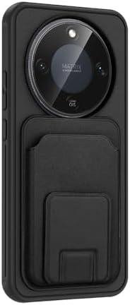 Alternative view of Honor 8 Lite 5G ile Uyumlu Kılıf Z-Bikart Kart Bölmeli Standlı Kilif, Deri Dokulu Yüzey, Darbe Emici Kenar Koruma, Arka Kapak Tasarımı Honor 8 Lite 5G kilif Siyah