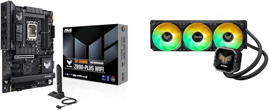 Alternative view of TUF Gaming Z890-PLUS WIFI + TUF LC AIO Bundle