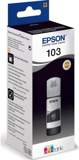 Epson 103 EcoTank Siyah Şişe Mürekkep Kartuşu - C13T00S14A