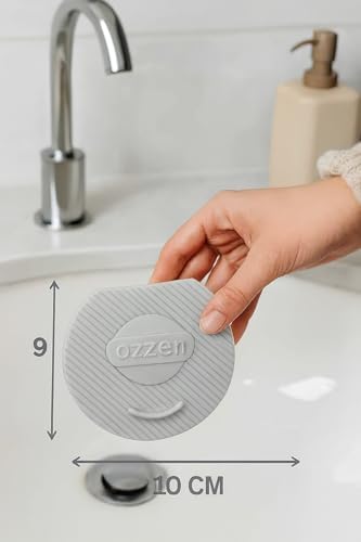 Alternative view of Lavabo Kötü Koku Giderici Önleyici Silikon Mat Sızdırmaz Lavabo Tıkacı Lavabo Tıpası Evye Kapağı (GRİ)