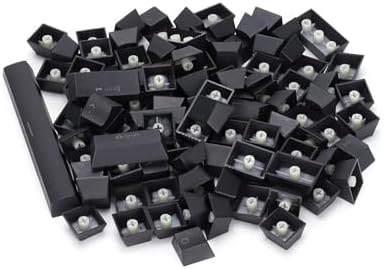 108 Tuş Mekanik Klavye Tuş Takımı Kapağı Keycap Siyah Us Layout İngilizce Dizilim