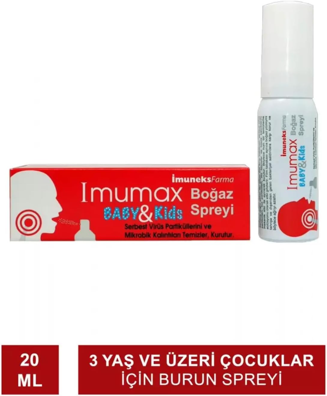Alternative view of İmuneks İmumax Baby & Kids Boğaz Spreyi, 20 ml