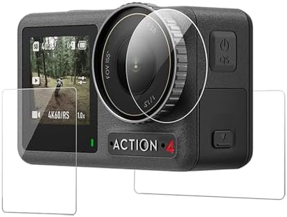 Alternative view of Temperli Cam Koruma Seti – S6-FLM-06-TDJ, DJI Osmo Action 3 ve 4 ile Uyumlu, Action 5 ile Kısmi Uyumlu, Lens + Ön + Arka Ekran Koruma